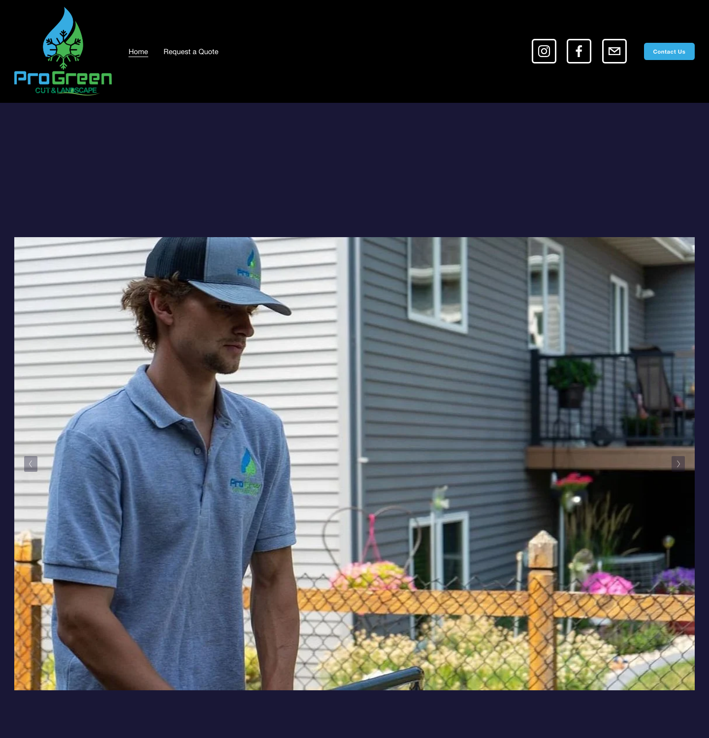 ProGreen old Squarespace site